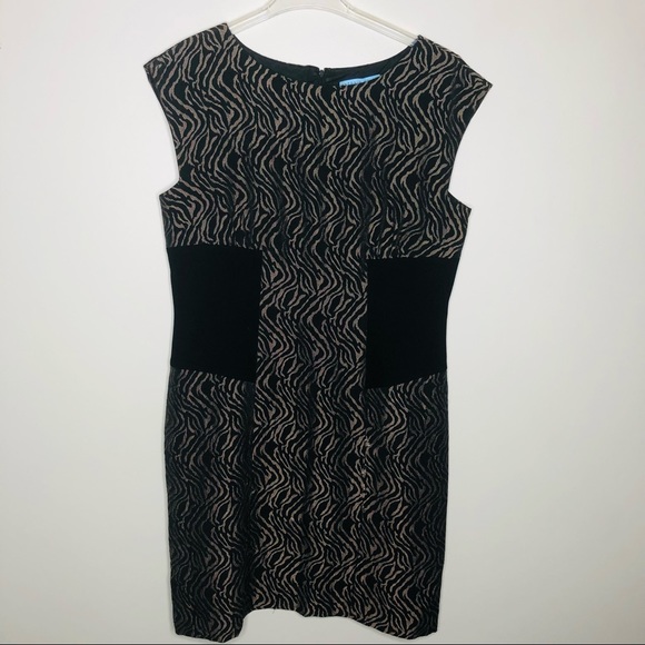 ANTONIO MELANI Dresses & Skirts - Antonio Melani Animal Print Sleeveless Dress SZ 14